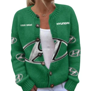Hyundai Women's Knitted Sweater Customize Name
