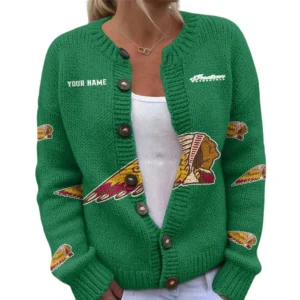 Indian Motorcycle Women's Knitted Sweater Customize Name