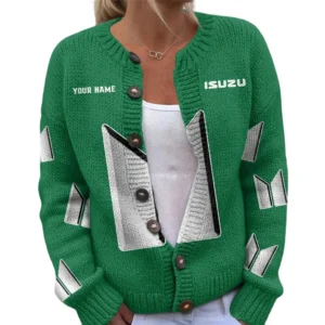 Isuzu Women's Knitted Sweater Customize Name