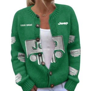 Jeep Women's Knitted Sweater Customize Name