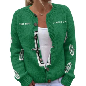 Lincoln Women's Knitted Sweater Customize Name