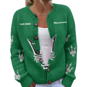 Maserati Women's Knitted Sweater Customize Name