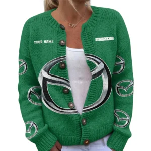 Mazda Women's Knitted Sweater Customize Name