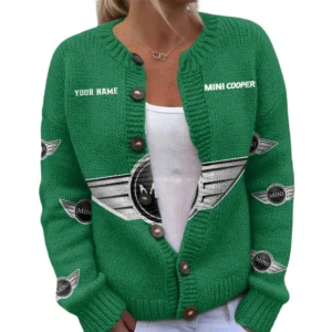 Mini Cooper Women's Knitted Sweater Customize Name