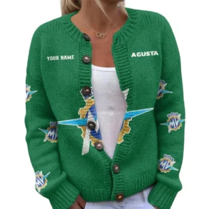 MV Agusta Women's Knitted Sweater Customize Name