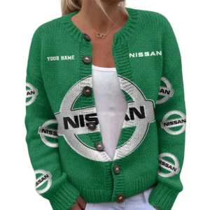 Nissan Women's Knitted Sweater Customize Name