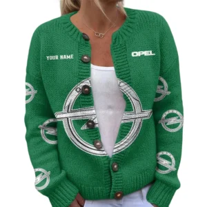 Opel Women's Knitted Sweater Customize Name