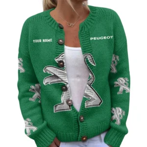 Peugeot Women's Knitted Sweater Customize Name