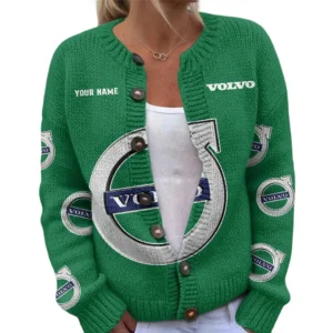 Volvo Women's Knitted Sweater Customize Name