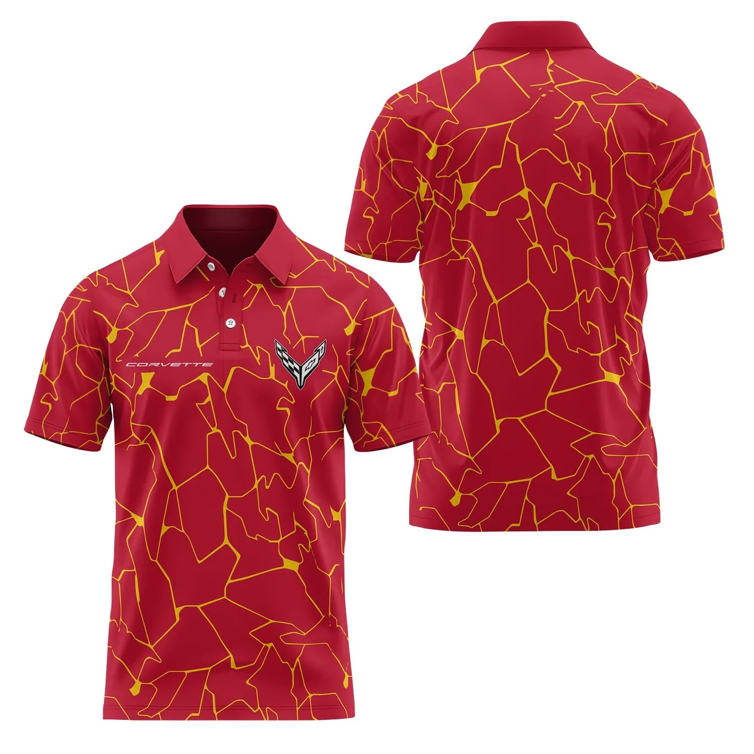 Corvette Men’s Premium Polo Shirt New Design 2026 Corvette Men's Premium Polo Shirt New Design 2026